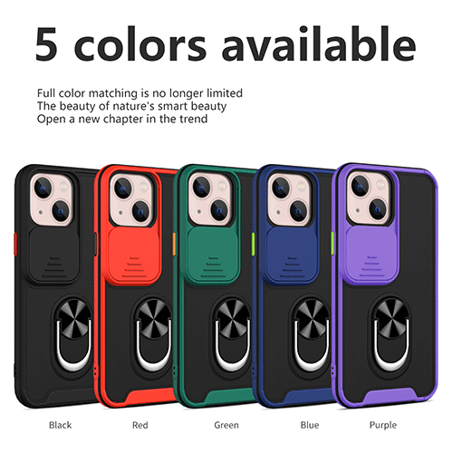 Przesuń osłonę aparatu etui na telefon z uchwytem na pierścionek